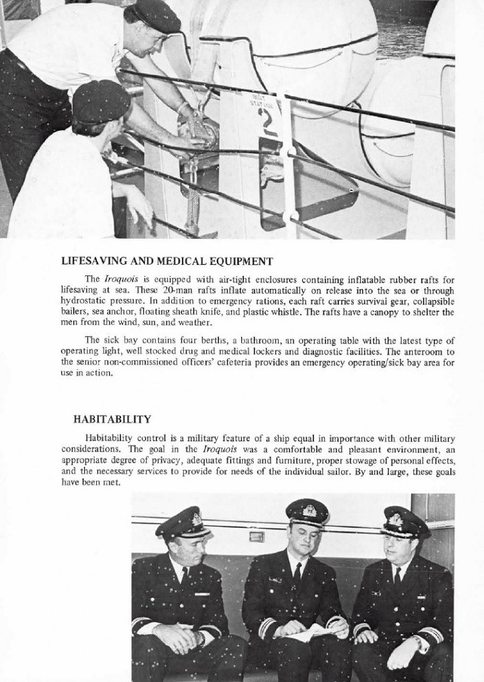 HMCS IROQUOIS 280 COMMISSIONING BOOKLET - PAGE 10